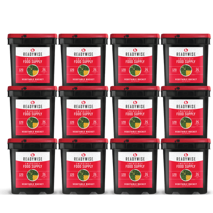 ReadyWise 1440 Serving Freeze Dried Vegetable Bundle