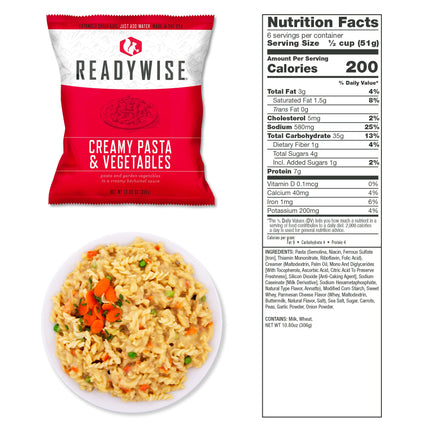 ReadyWise 720 Servings of Ready Wise Emergency Survival Food Storage