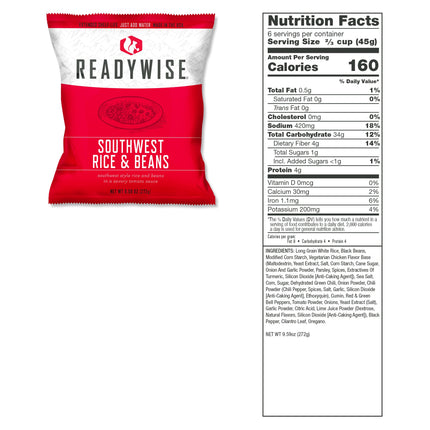 ReadyWise 720 Servings of Ready Wise Emergency Survival Food Storage