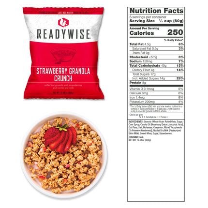 ReadyWise 720 Servings of Ready Wise Emergency Survival Food Storage